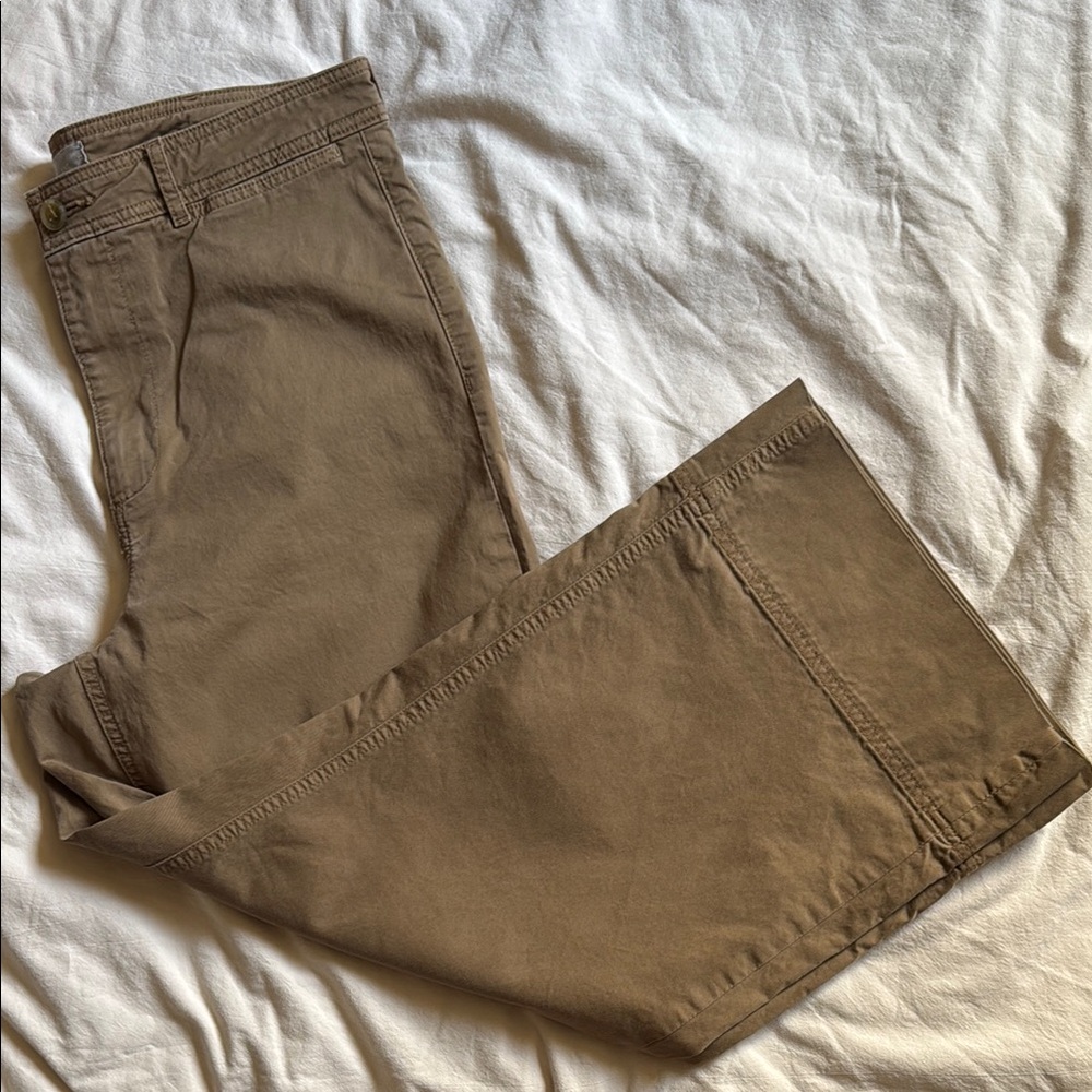 Everlane Wide Leg Cropped Pants